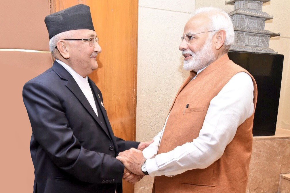 केपी ओलीले दिए मोदीलाई जन्मदिनको शुभकामना