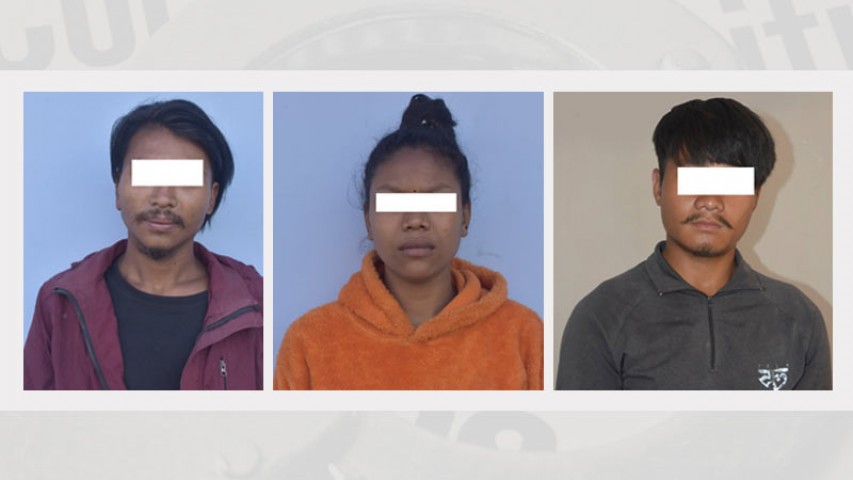मान्छे पासो लागेर मरेको डोरी महँगोमा बिक्री हुने भन्दै डोरीले कसेर महिलाको हत्या, ३ जना पक्राउ