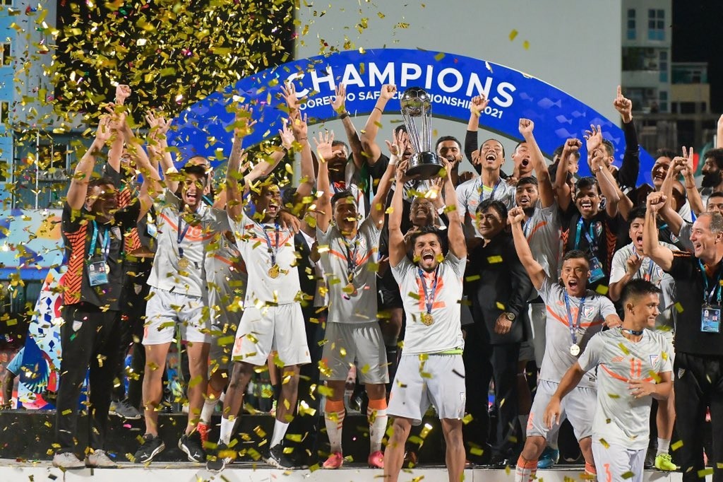 नेपाललाई हराउँदै साफको उपाधी भारतलाई