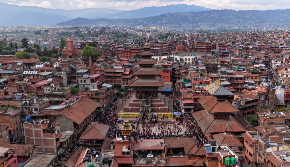 भक्तपुरमा आठ दिन नौ रातसम्म मनाइने बिस्का जात्रा सुरु