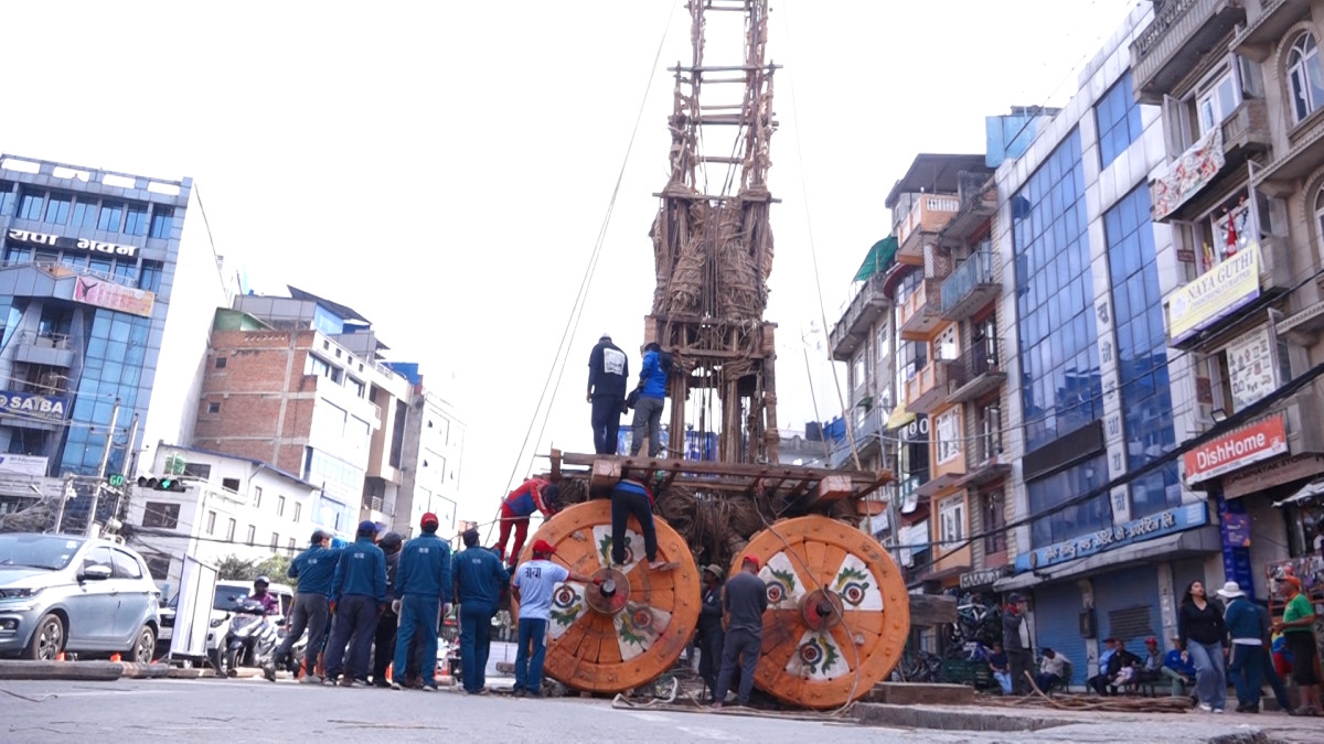 रातो मत्स्येन्द्रनाथको रथ निर्माण तिब्र गतिमा
