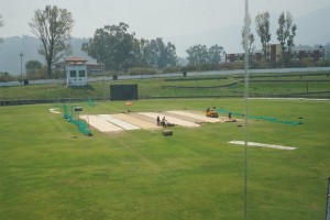 कीर्तिपुर मैदान आगामी आइसीसी कपको लागि सजिँदै