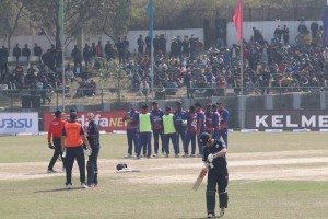स्कटल्याण्डविरुद्धको खेलमा नेपाल ३ विकेटले विजयी, नेपालको लगातार दोस्रो जीत