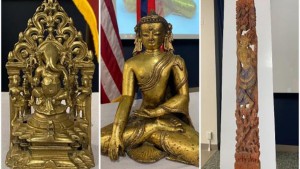 बेलायतले फिर्ता गयो नेपालबाट हराएका दुई वटा मूर्ति 