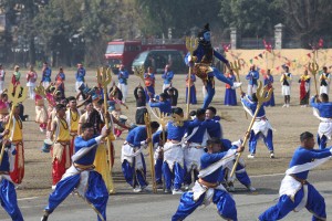 नेपाली सेनाले हर्षोल्लासका साथ मनायो २६३ औं स्थापना दिवस