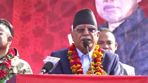 देशीविदेशी प्रतिक्रियावादीहरु विरुद्ध अभियान हामी छेड्छौँः पुष्पकमल दाहाल