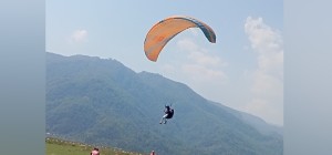 पोखरामा अन्तर्राष्ट्रिय प्याराग्लाइडिङ प्रतियोगिता जारी, आज तेस्रो र चौथो राउण्ड उडान