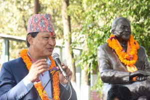 स्थानीय सहयोगबाट नेपाल भाषाको पठनपाठन सम्भव : मेयर शाक्य