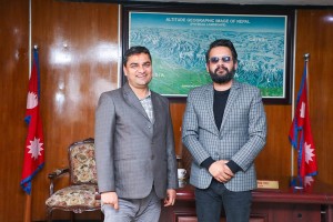 मेयर बालेन शाहलाई भेटे सांसद प्रदीप पौडेलले, ७ बुँदे प्रतिबद्धता