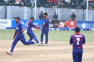 नेपाल र यूएई बीचको बाँकी खेल सुरु