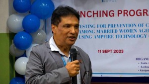 किर्तिपुर अस्पतालमा पाठेघरको मुखको क्यान्सरको निःशुल्क परीक्षण सुरु