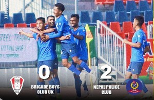 पोखरा गोल्डकप फुटबलको सेमिफाइनलमा नेपाल पुलिस  