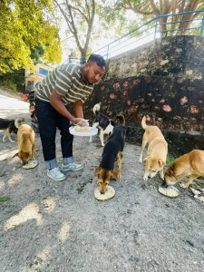दुर्घटनामा परेका र आश्रयविहीन कुकुरहरूलाई उपचार, हेरचाह र जीवनप्रतिको भरोसा दिलाउँदै करुणालाई कर्ममा उतारिरहेका एक संवेदनशील युवा- अनिकेत कपाली