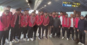 औपचारिक बिदाइबिनै लाओस प्रस्थान नेपाली राष्ट्रिय फुटबल टोली