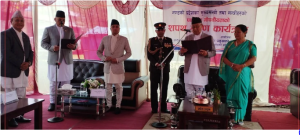 गण्डकीका नवनियुक्त मुख्यमन्त्री र मन्त्रीहरूले लिए शपथ