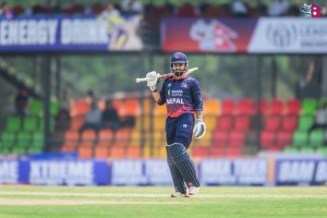 युएईविरुद्ध नेपालले पहिला ब्याटिङ गर्दै