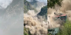 तिब्बतबाट आएको बाढीले रसुवामा ठूलो क्षति, तल्लो तटीय बस्ती जोखिममा