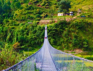 निसीखोलामा  चार वर्षमा १८ झोलुङ्गे पुल निर्माण :फेरियो स्थानीयको दैनिकी