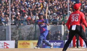 क्यानडाविरुद्ध कप्तान रोहित र देव खनालको अर्धशतक