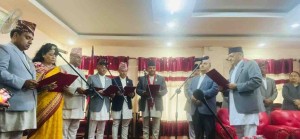 बागमतीमा मन्त्रीपरिषद् विस्तार, नवनियुक्त ६ मन्त्रीले लिए शपथ