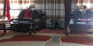 स्वास्थ्यमन्त्री खतिवडा र जापानी राजदूत युताकाबीच शिष्टाचार भेट