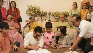 ६१ वर्षमा आमिर खानले गरे तेस्रो विवाह, गौरी स्प्रेटसँग निजी समारोहमा बाँधिए वैवाहिक बन्धनमा