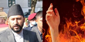 रवि लामिछानेलाई न्याय गर्नुपर्ने भन्दै जुम्लामा आत्मदाहको प्रयास