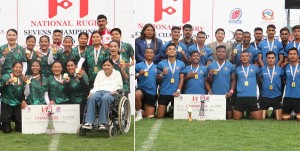 राष्ट्रिय रग्बी सेभेन्स च्याम्पियनसिपमा पुरुषतर्फ एपीएफ र महिलातर्फ आर्मी च्याम्पियन