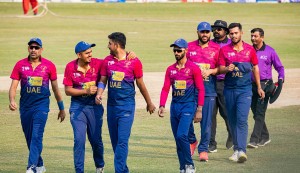 एसिसी प्रिमियर कप : बहराइनलाई आठ विकेटले पराजित गर्दै युएई सेमिफाइनलमा प्रवेश