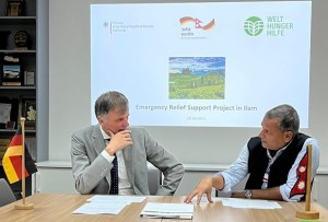 इलामका बाढीपीडितलाई जर्मनीको सहयोग