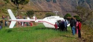 कालीकोटबाट एक सुत्केरीको हेलिकप्टरमार्फत् उद्धार