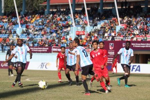 ’ए’ डिभिजन लिगमा  पुलिससँग च्यासल २–१ गोल अन्तरले पराजित 