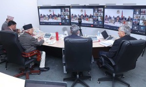 प्रधानमन्त्री केपी शर्मा ओलीद्धारा मुख्यमन्त्रीसँग भर्चुअल गफ, विकासमा जोड दिऊ