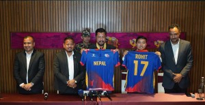 टी २० विश्वकपका लागि नेपालको नयाँ जर्सी सार्वजनिक