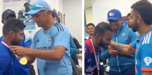 भारतीय प्रशिक्षक र खेलाडीबाट नेपाली खेलाडी सम्मानित