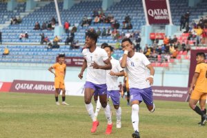 ‘ए’ डिभिजन लिग फुटबल : संकटासँग बराबरीमा राकियो हिमालयन शेर्पा