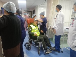 सुकुम्बासी बस्तीमा झडपका क्रममा घाइते  भएकाको नर्भिकद्वारा निःशुल्क उपचार