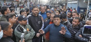 पार्किङ माग गर्दै बागबजार क्षेत्रका व्यवसायीद्वारा आन्दोलन