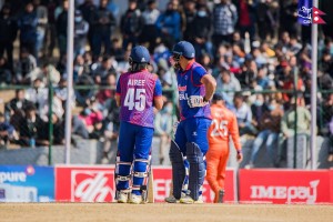 अन्तर्राष्ट्रिय टि ट्वान्टी शृङ्खलाः नेपाल नेदरल्यान्ड्ससँग पराजित