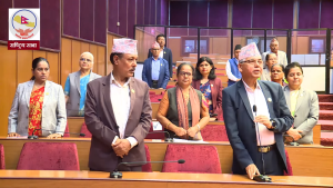 एमाले सांसदको अवरोधपछि राष्ट्रियसभा बैठक स्थगित