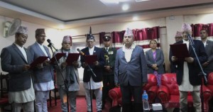 बागमतीका ४ मन्त्रीले लिए शपथ