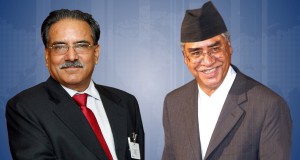 प्रधामन्त्री दाहाल र सभापति देउवाबीच भेटवार्ता