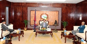 बालुवाटारमा प्रमुख दलका शीर्ष  तीन नेताबीच भेटवार्ता