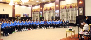 खेलकुदलाई उपेक्षित क्षेत्रमा राख्नुहुँदैनः राष्ट्रपति पौडेल