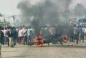 सप्तरीमा टिपरको ठक्करबाट विद्यार्थीको ज्यान गयो, अवस्था तनावपूर्ण