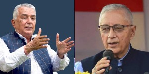 पौडेलले  कोइरालालाई  दिए जितको शुभकामना