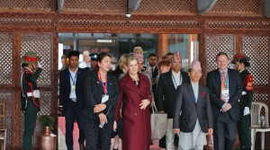 बेलायती राजकुमार एडवार्डकी श्रीमती सोफिया काठमाडौंमा