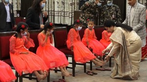 राष्ट्रपति भण्डारीद्वारा नवदुर्गाको पूजा – आराधना