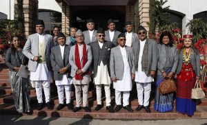 राप्रपाका १३ सांसदले लिए शपथ 