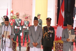 उपराष्ट्रपति यादवद्वारा शपथ ग्रहण